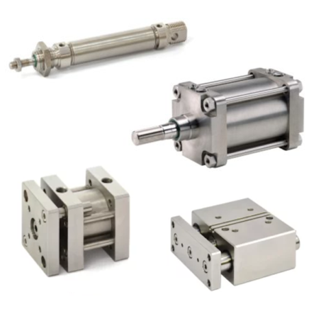 Siłowniki pneumatyczne nierdzewne CYPAG